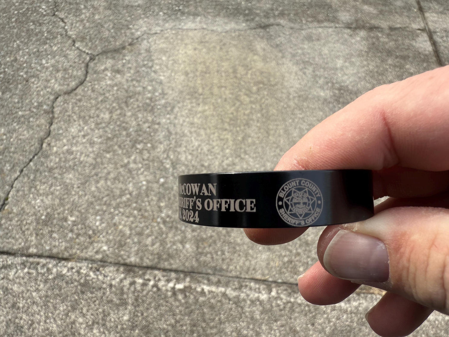 Aluminum Memorial Bracelet | LODD | Military | Police | Fire | EMS