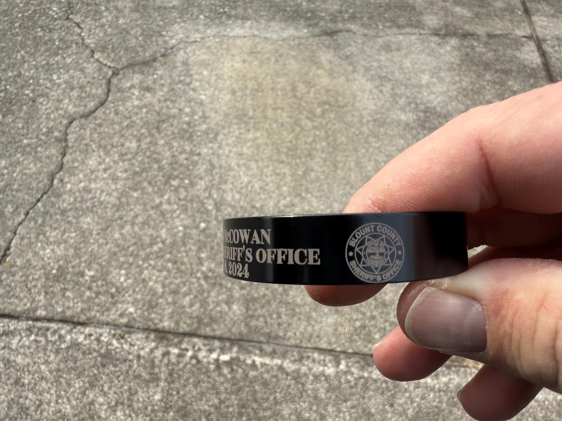 Aluminum Memorial Bracelet | LODD | Military | Police | Fire | EMS