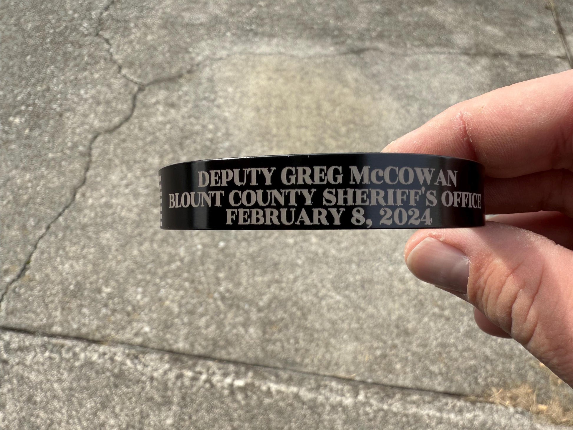 Aluminum Memorial Bracelet | LODD | Military | Police | Fire | EMS