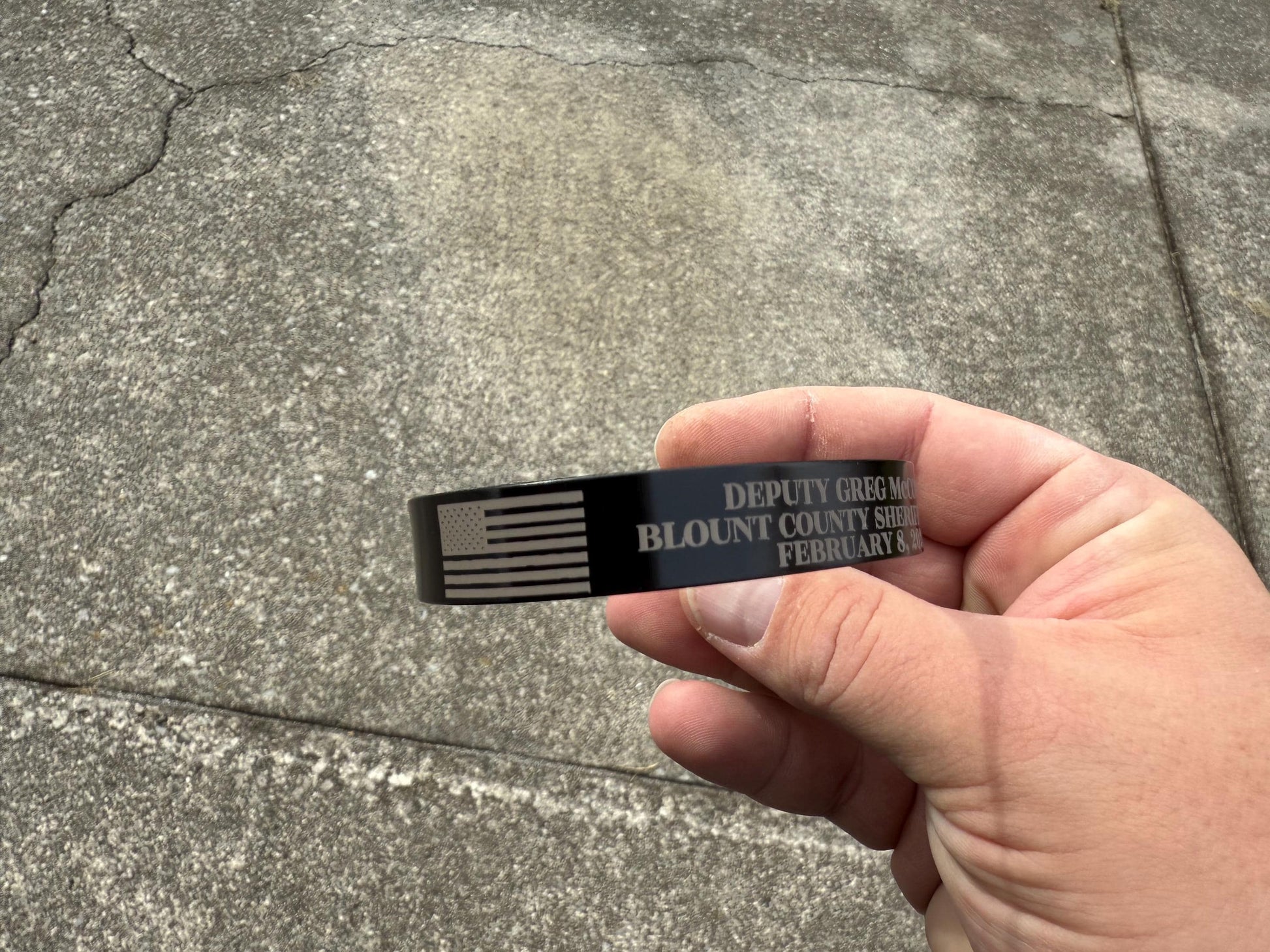 Aluminum Memorial Bracelet | LODD | Military | Police | Fire | EMS